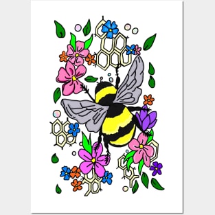 Bumble Bee Love Posters and Art